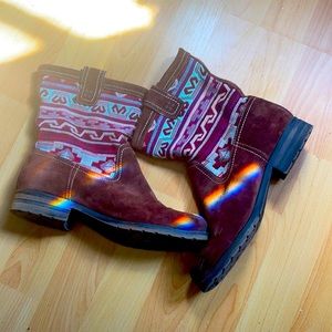 Cute bohemian western booties